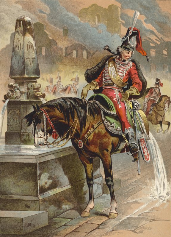 Ilustración para Las aventuras del barón Munchausen de European School