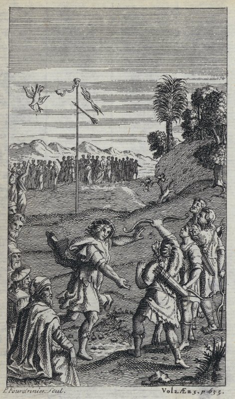 Ilustración para la traducción de la Eneida de Virgilio por John Dryden de European School