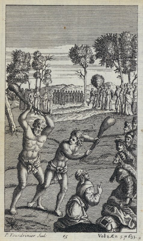 Ilustración para la traducción de la Eneida de Virgilio por John Dryden de European School