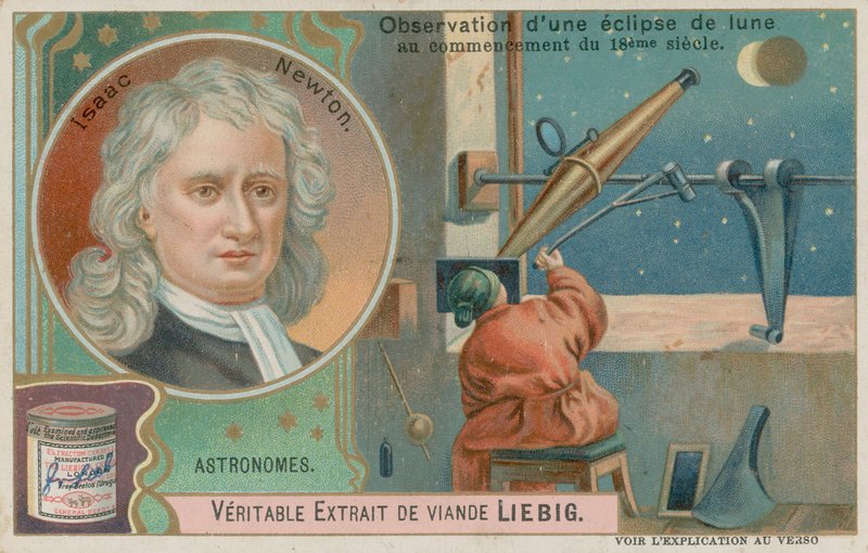 Isaac Newton y un eclipse lunar de European School