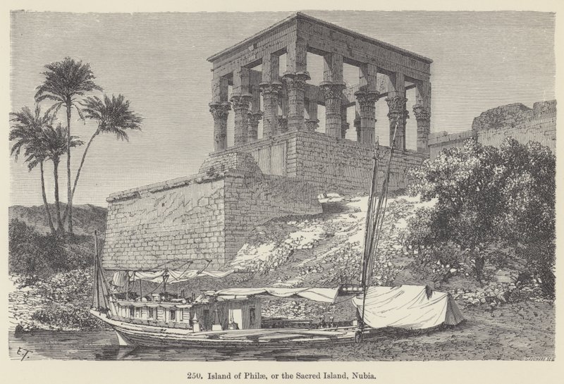 Isla de Filae, o la Isla Sagrada, Nubia de European School