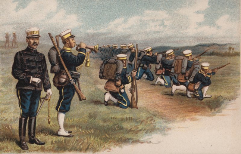 Infantería japonesa, Guerra Ruso-Japonesa de European School