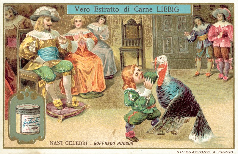 Jeffrey Hudson, enano y bufón de la corte inglesa en la corte del Rey Carlos I y la Reina Enriqueta María de European School