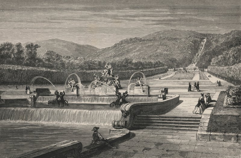 La Fuente y la Cascada, en Caserta de European School