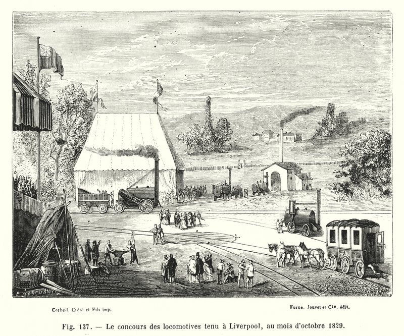 El concurso de locomotoras celebrado en Liverpool, en octubre de 1829 de European School