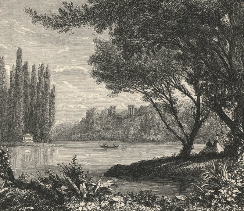 La isla de los álamos en Ermenonville de European School