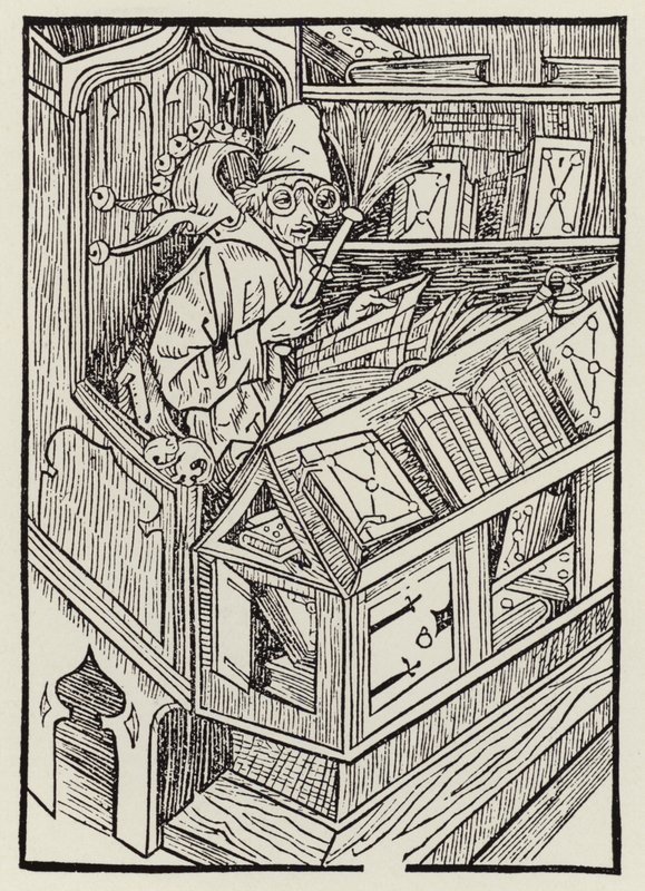 Barquito o espejo de los tontos (grabado) de European School