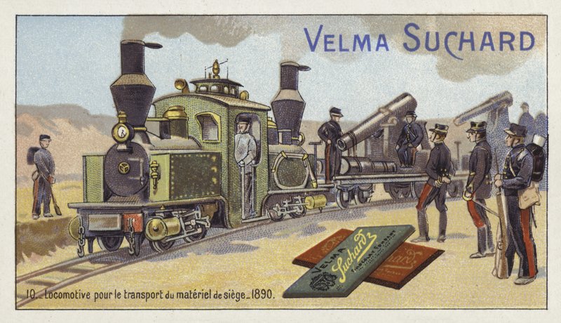 Locomotora para transportar armamento de asedio, 1890 de European School