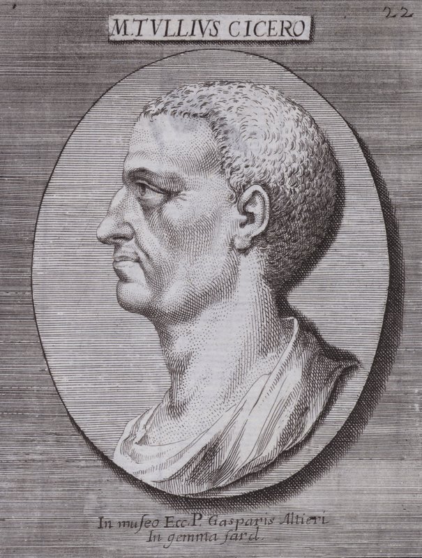 Marcus Tullius Cicerón, filósofo, político, erudito y orador romano de European School
