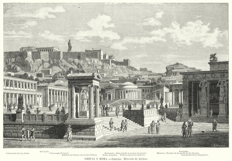 Mercado de Atenas, Antigua Grecia de European School