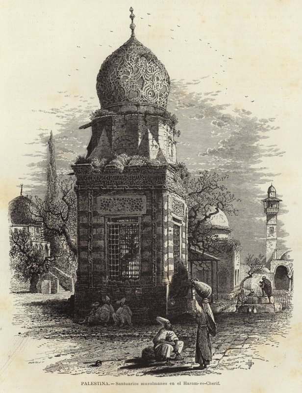 Santuarios musulmanes en el Haram-es-Cherif de European School