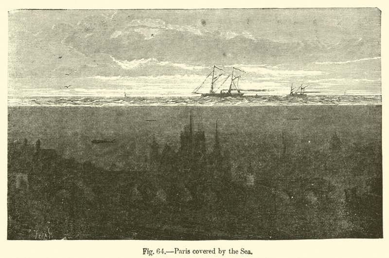 París cubierto por el mar de European School