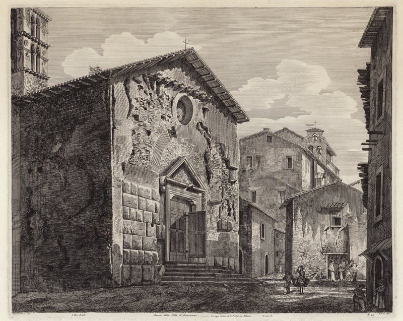 Restos de la Villa de Domiciano, Roma, Italia de European School