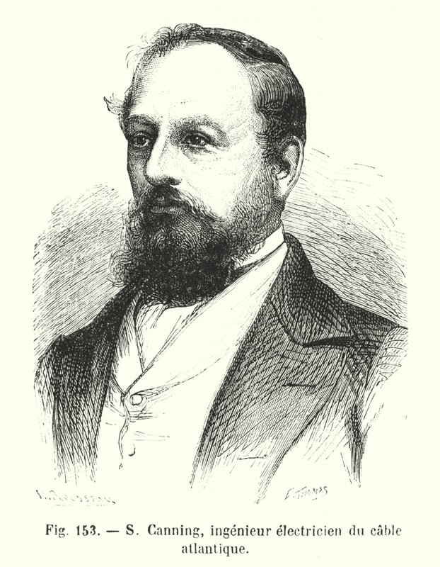 S Canning, ingenieur electricien du cable atlantique de European School