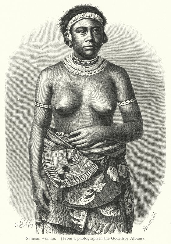 Mujer samoana de European School