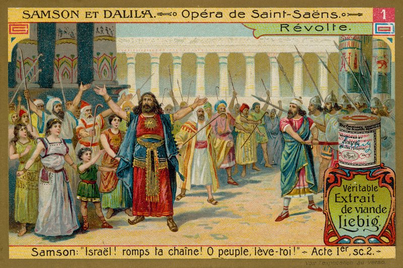 Sansón insta a los israelitas a liberarse de European School