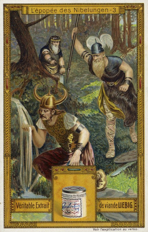 Escena del Cantar de los Nibelungos de European School