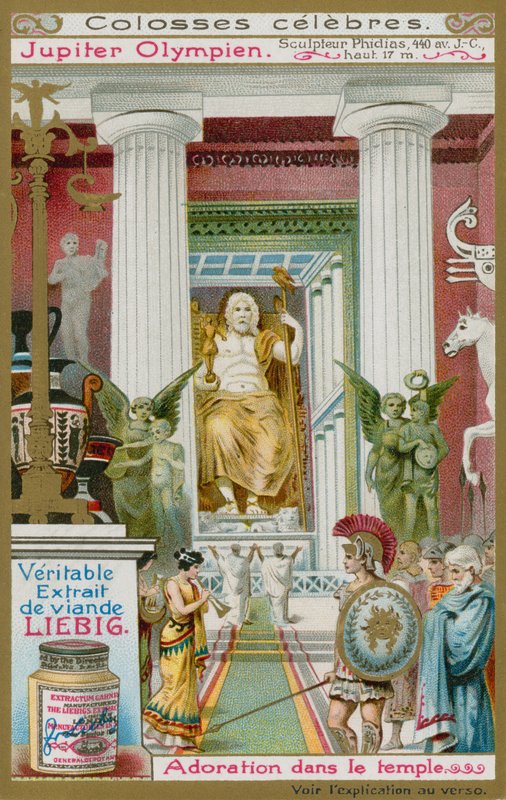 Estatua de Júpiter por Fidias de European School