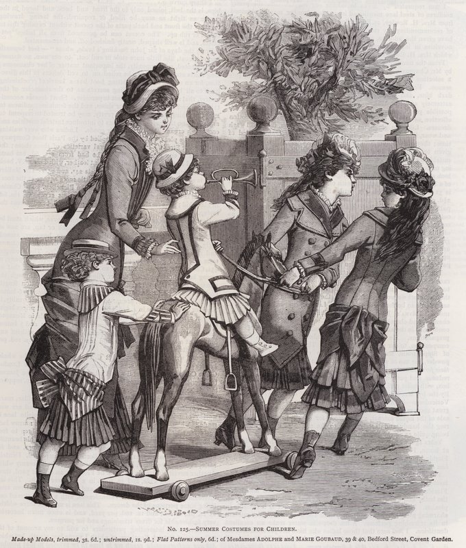 Disfraces de verano para niños (grabado) de European School