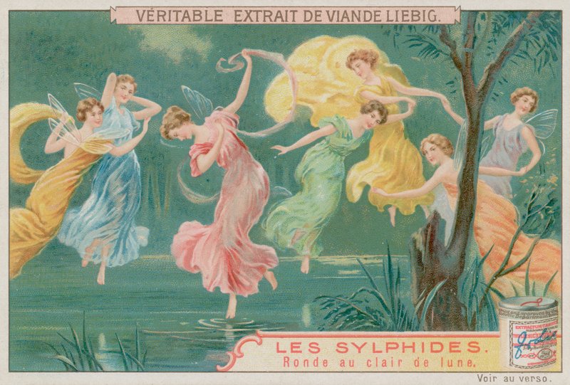 Sílfides Bailando a la Luz de la Luna de European School