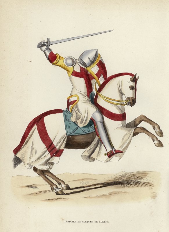 Templario en Traje de Guerra de European School