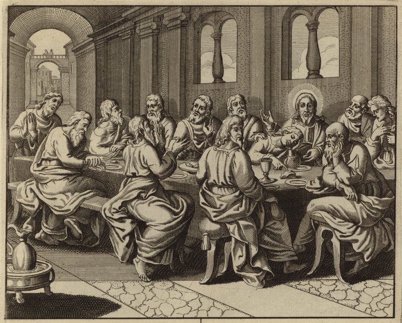 La Última Cena (grabado) de European School