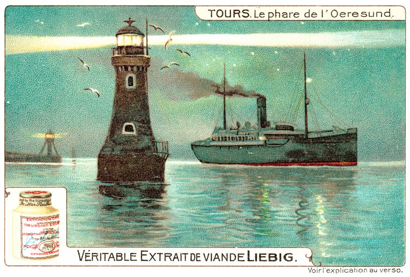 El faro de Oresund, entre Dinamarca y Suecia de European School