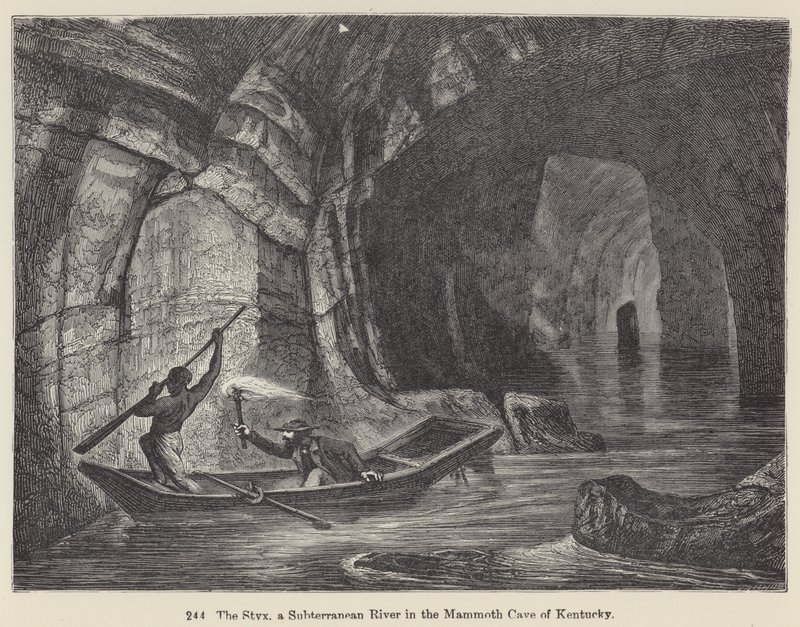 El Estigia, un río subterráneo en la Cueva del Mamut de Kentucky de European School