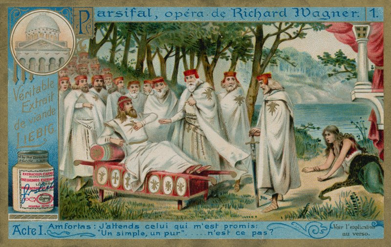 El herido Amfortas y los Caballeros del Santo Grial de European School