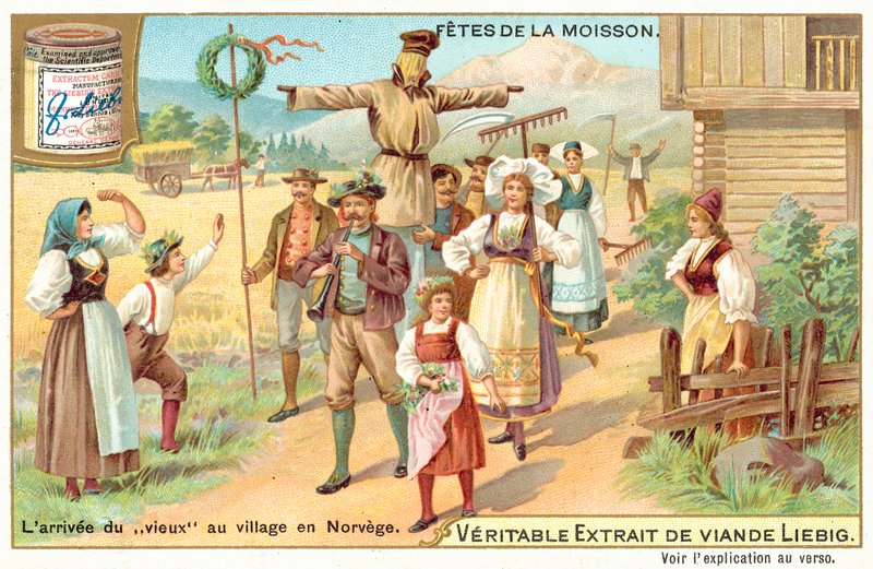 La llegada del "viejo" a un pueblo en Noruega de European School