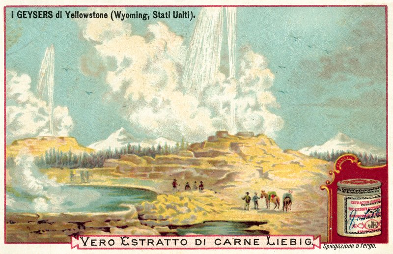 Los géiseres del Parque Nacional Yellowstone, Wyoming, EE.UU. de European School