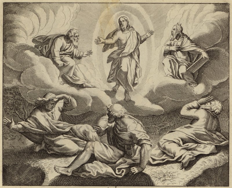 Transfiguración de Jesucristo (grabado) de European School
