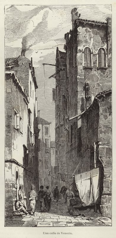 Una calle de Venecia de European School