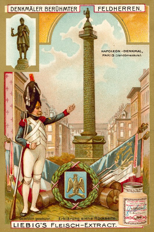 Columna Vendôme, monumento a Napoleón, París de European School