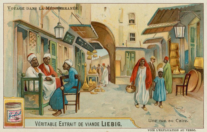 Vista de una Calle en El Cairo de European School