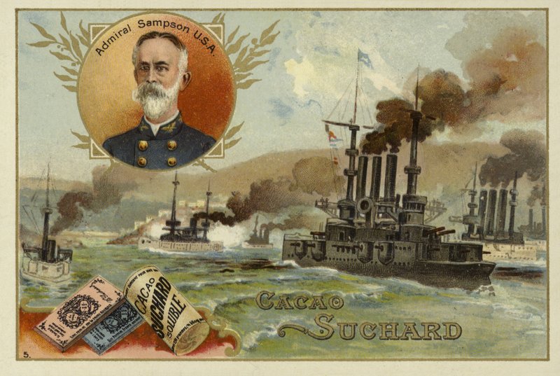 William Sampson, almirante estadounidense, Guerra Hispanoamericana, 1898 de European School