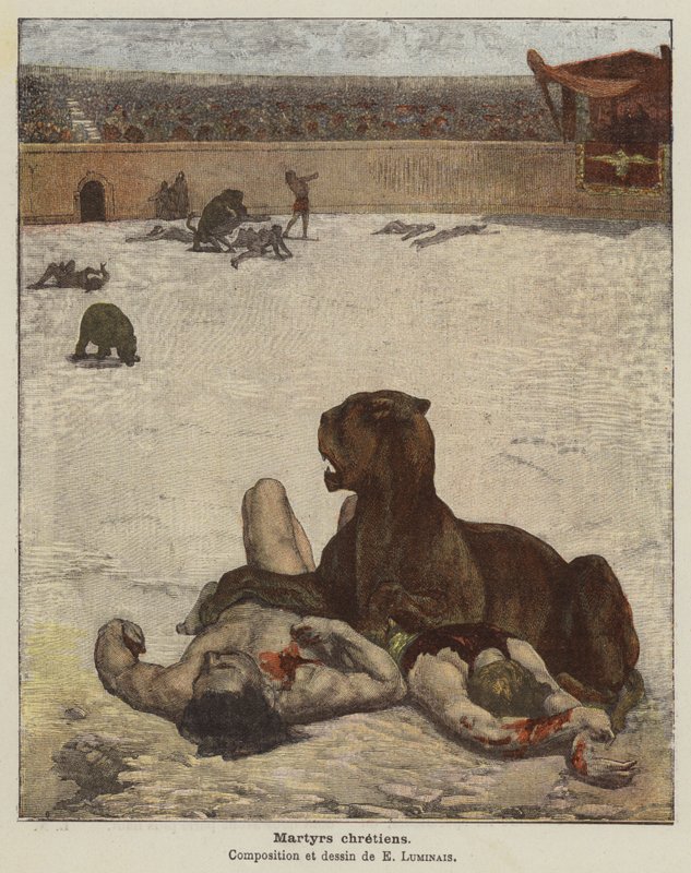 Mártires cristianos de Evariste Vital Luminais