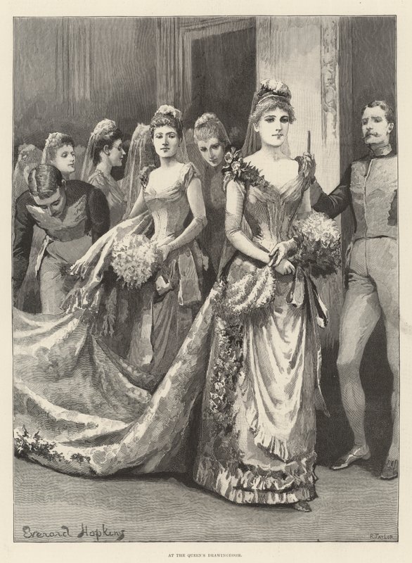 En el salón de la reina de Everard Hopkins