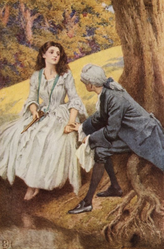 Ilustración para Un viaje sentimental de Laurence Sterne de Everard Hopkins