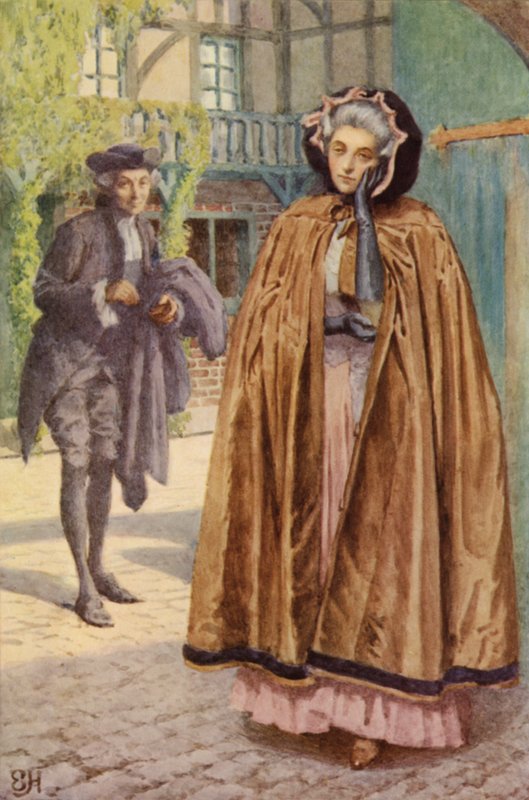 Ilustración para Un viaje sentimental de Laurence Sterne de Everard Hopkins