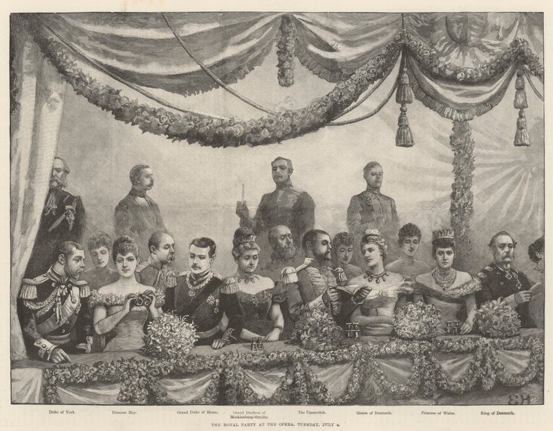 La Fiesta Real en la Ópera, martes, 4 de julio de Everard Hopkins