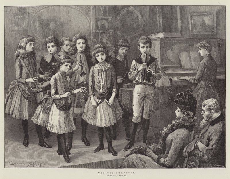 La sinfonía de los juguetes de Everard Hopkins