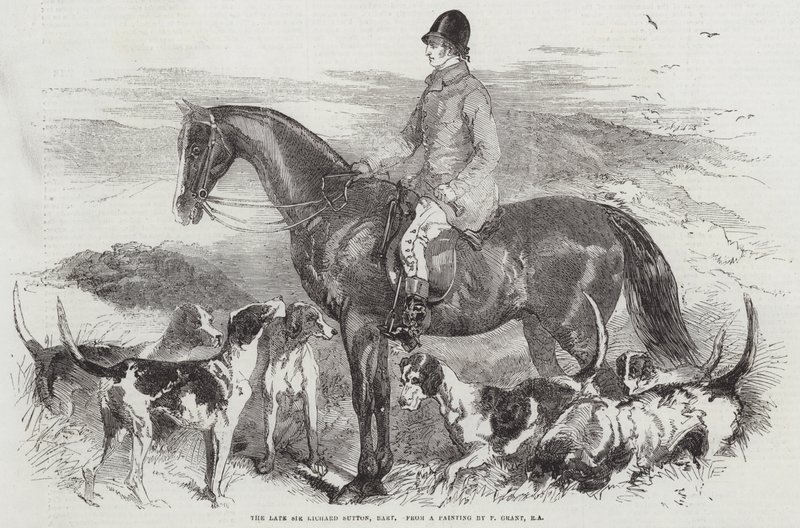 El difunto Sir Richard Sutton, Baronet de F. Grant