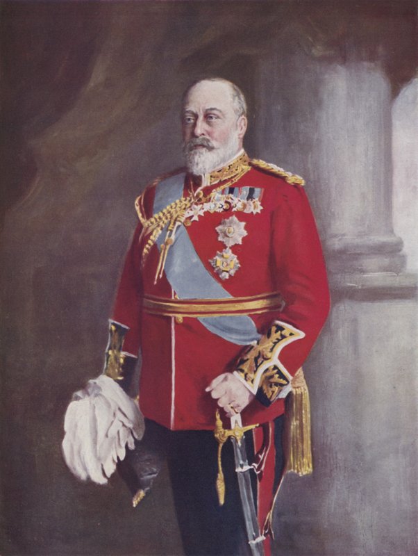Rey Eduardo VII de F. Seth