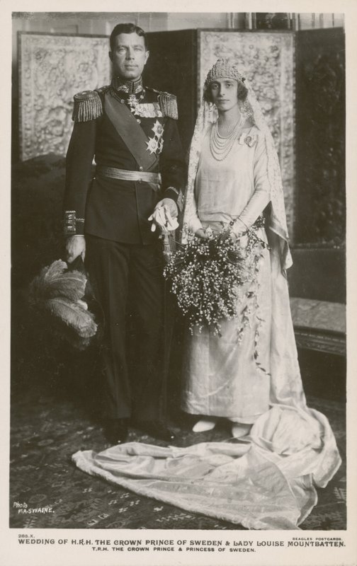 Boda del Príncipe Heredero Gustaf Adolf de Suecia y Lady Louise Mountbatten, 1923 de F.A Swaine
