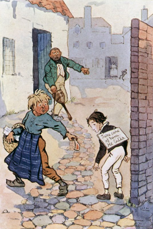 Ilustración para David Copperfield de F. M. B. Blaikie