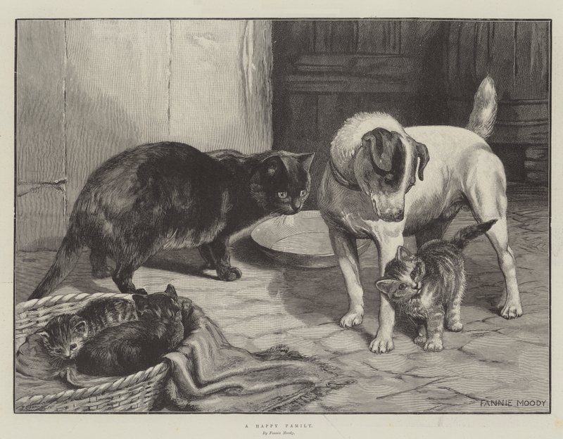 Una familia feliz de Fannie Moody