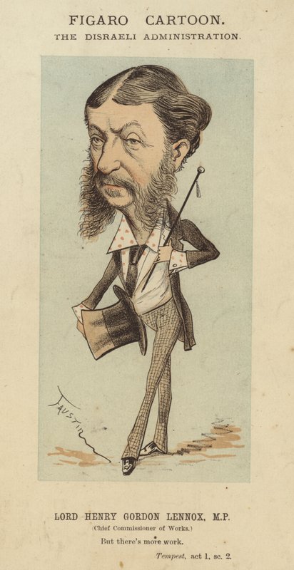 Lord Henry Gordon-Lennox, político conservador británico y ministro del gobierno en la administración de Benjamin Disraeli de Faustin (b.1847)