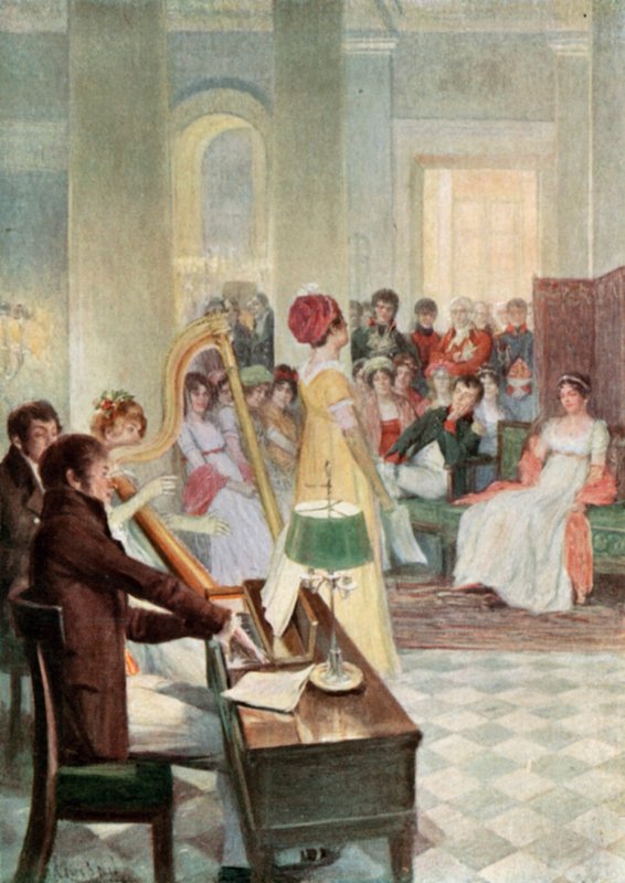 Una velada en Malmaison de Felicien baron de Myrbach Rheinfeld