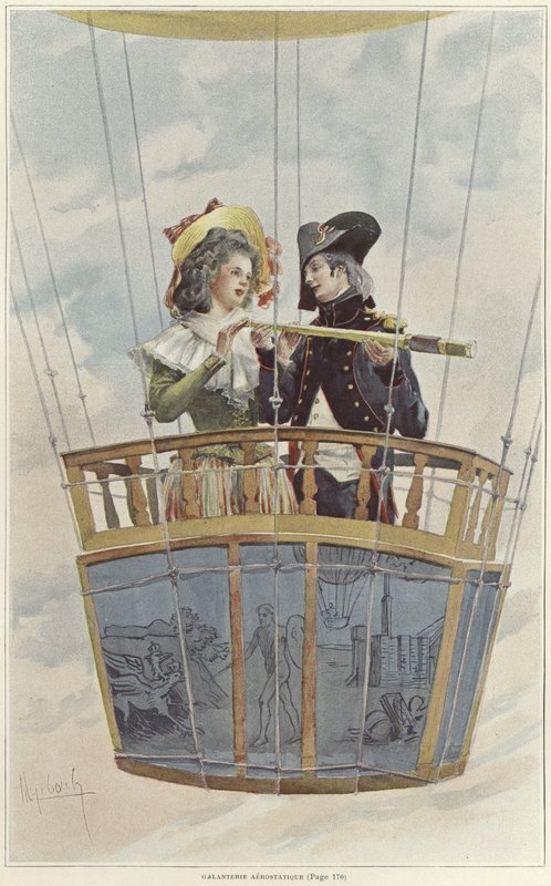 Galantería aeronáutica de Felicien baron de Myrbach Rheinfeld